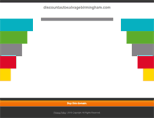 Tablet Screenshot of discountautosalvagebirmingham.com